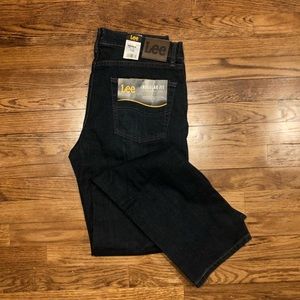 Lee Regular Fit Straight Leg Jeans - Size 32x34 Denim